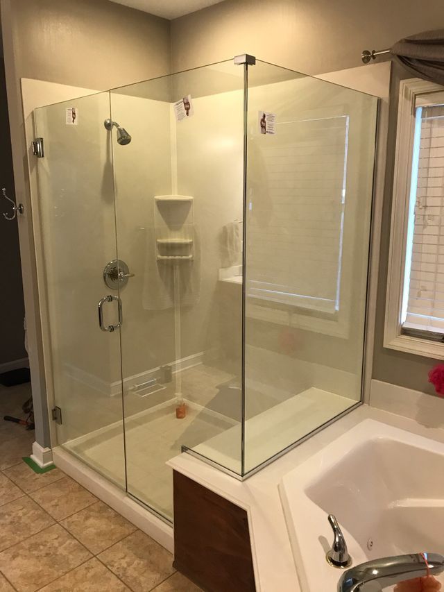 Custom shower door