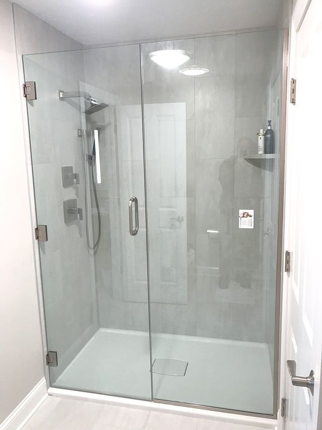Custom shower glass