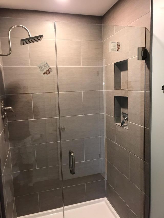 Custom shower glass