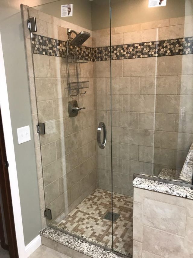 Custom shower door