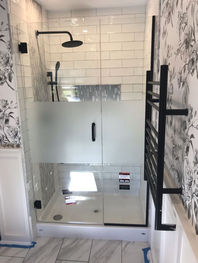 Custom shower glass