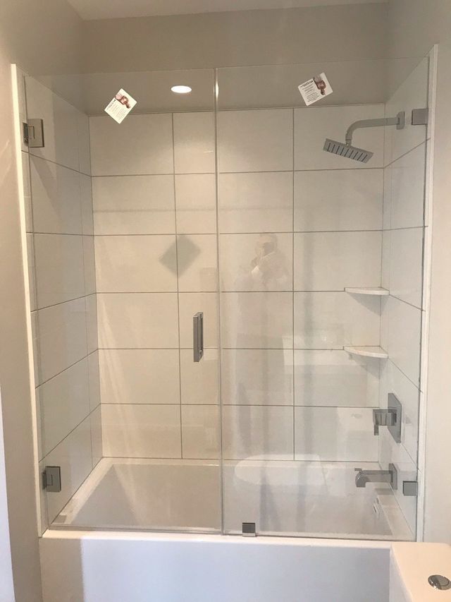 Custom shower door