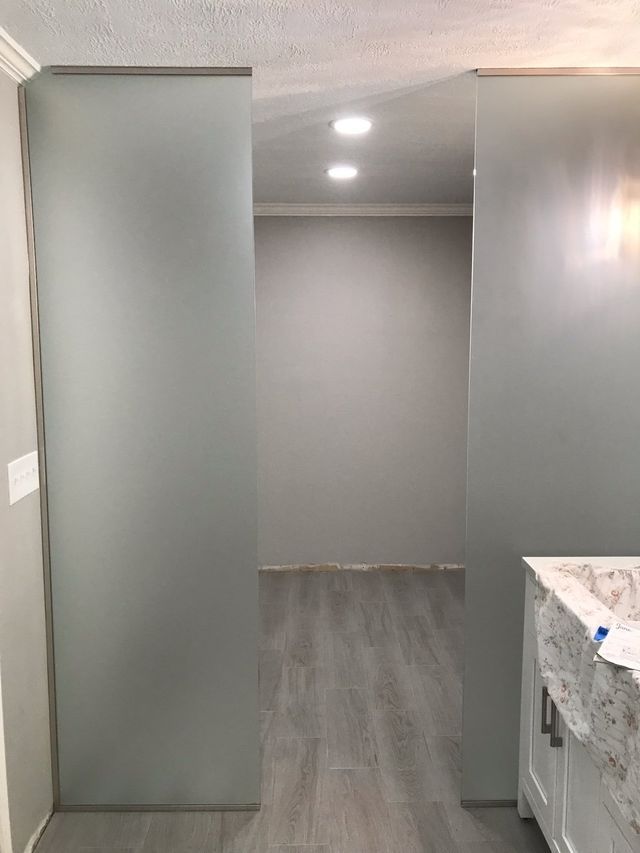 Custom shower door