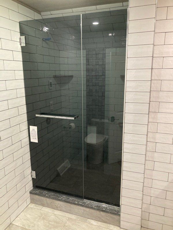 Custom shower door