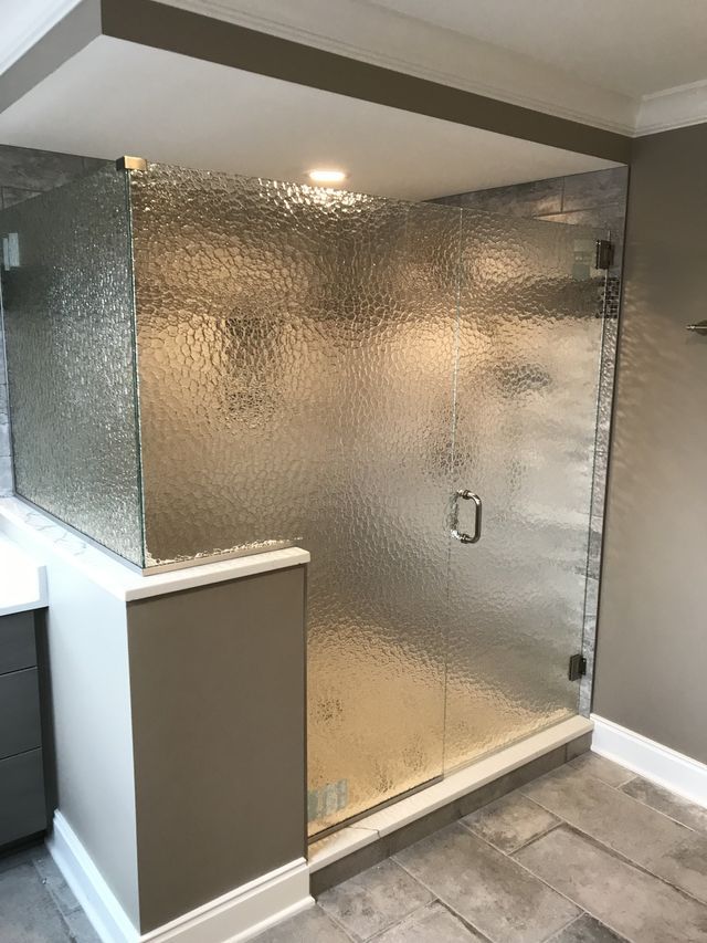 Custom shower door