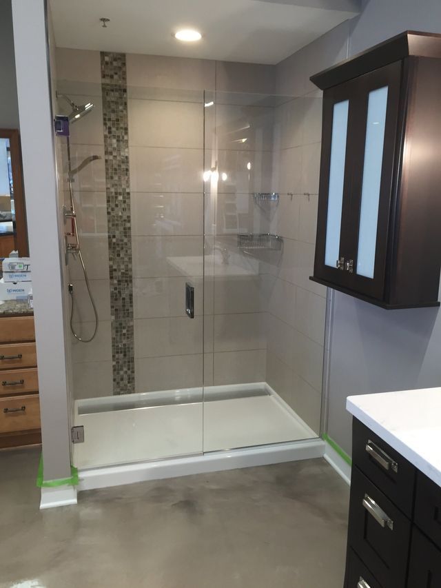 Custom shower door