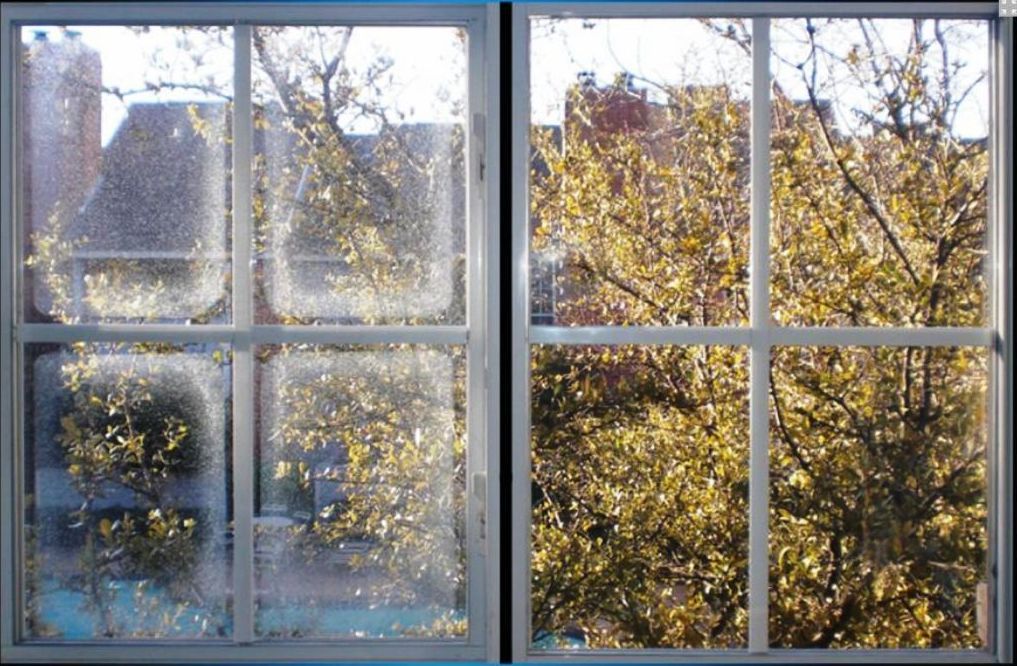 Before & After 4-pane window