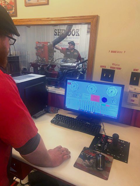 Man working on a computer