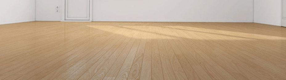 Clean hardwood floor