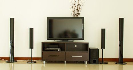 TV and home theater system