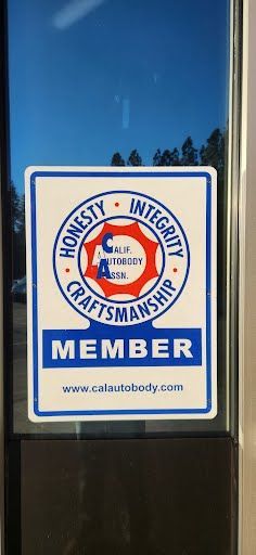 Sign on a window. The sign says 