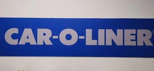 The CAR-O-LINER logo in silver text on a blue rectangular background.