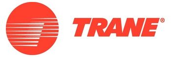 A trane logo is shown on a white background