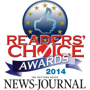 Readers’ Choice Awards 2014 News-Journal logo with blue thumbs-up and red, white, and blue text
