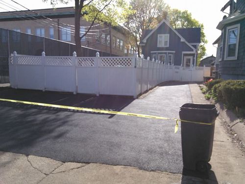 After paving
