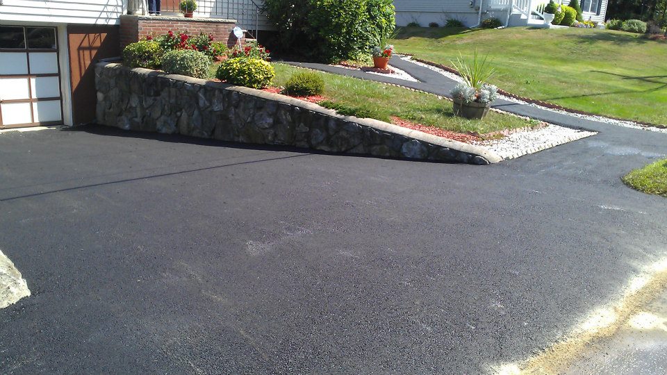 Asphalt driveway