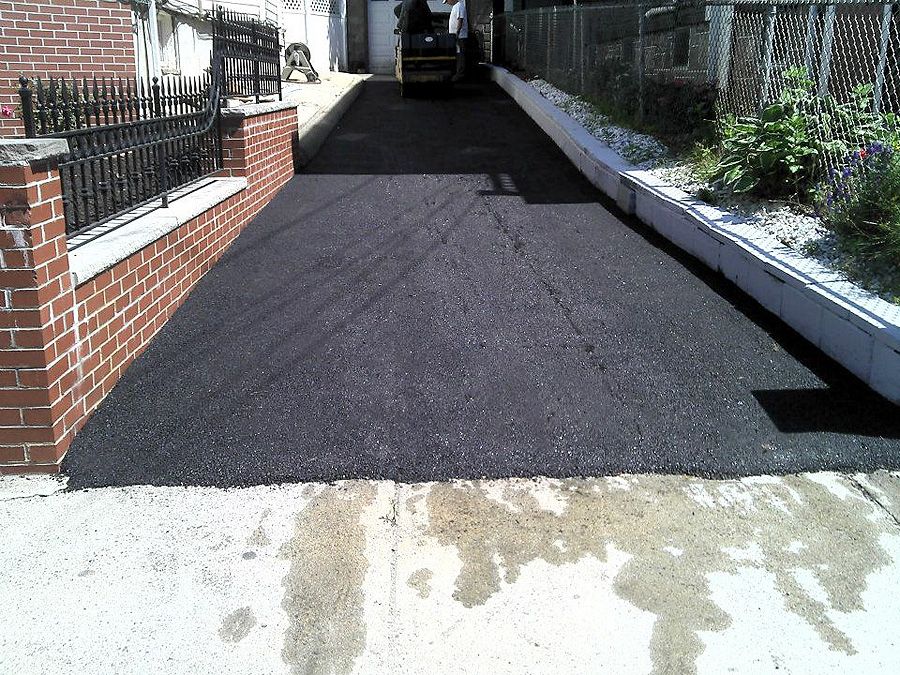 Asphalt driveway