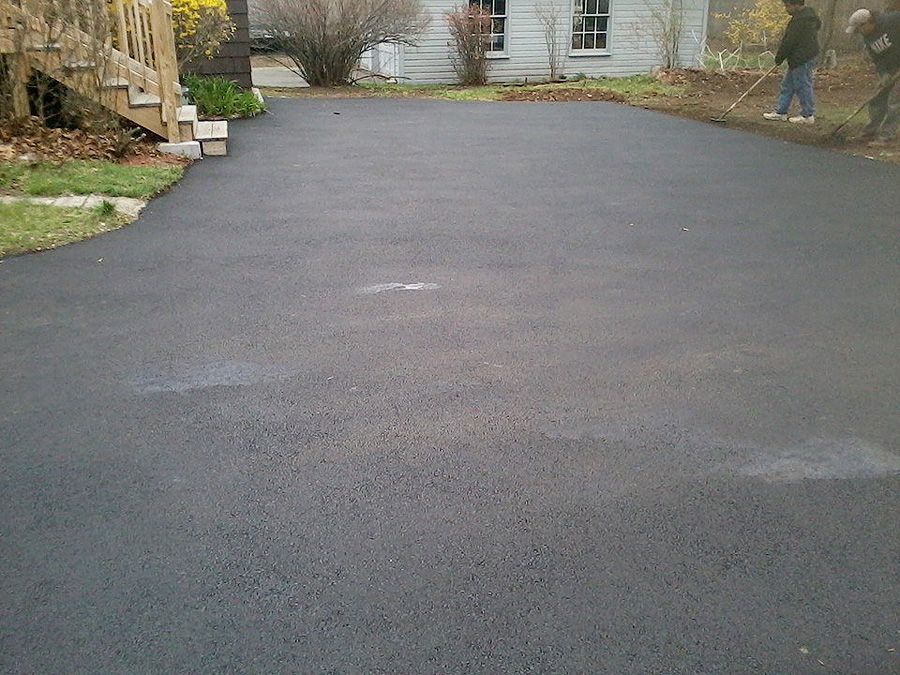 Asphalt driveway