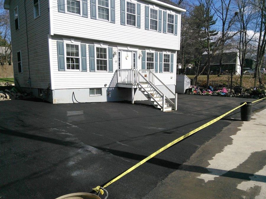 Asphalt driveway