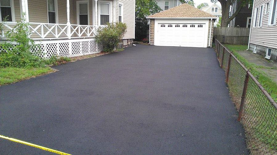 Asphalt driveway