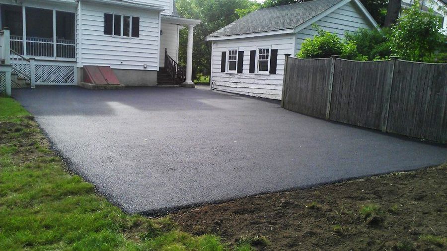 Asphalt driveway