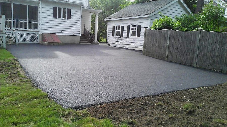 Asphalt driveway