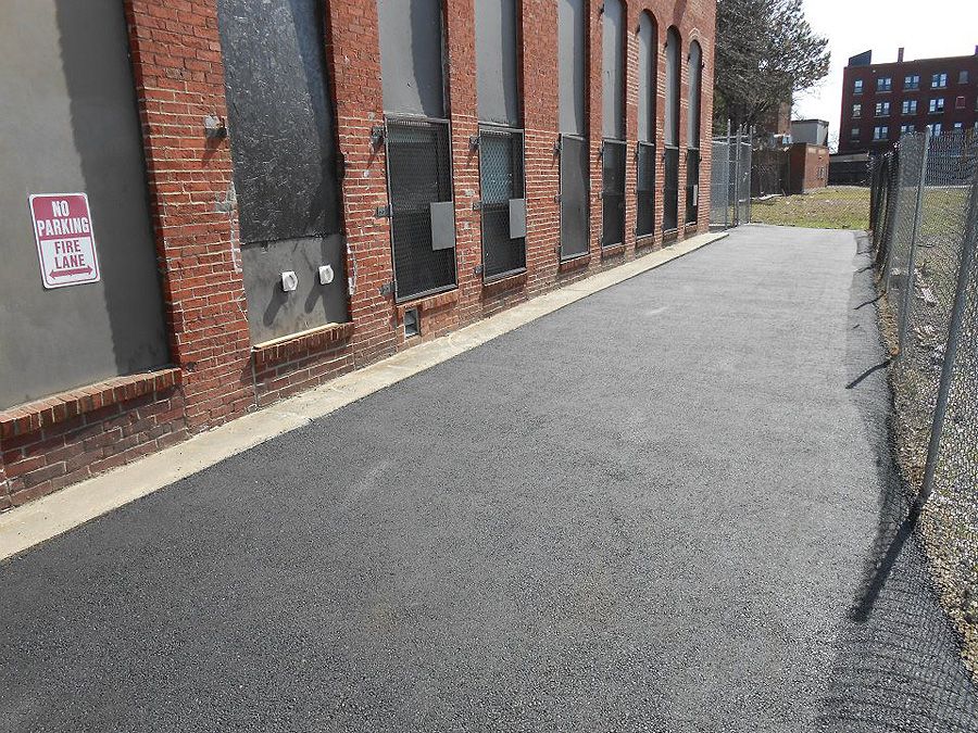 Asphalt driveway