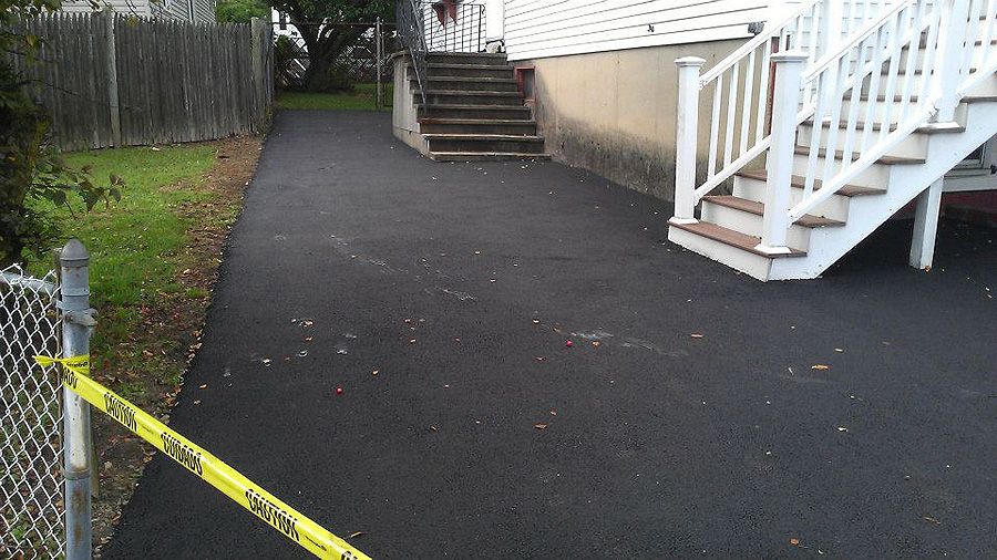 Asphalt driveway