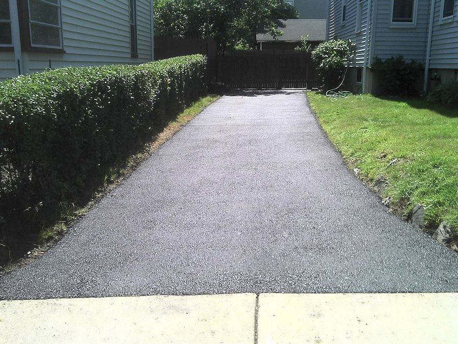 Asphalt driveway