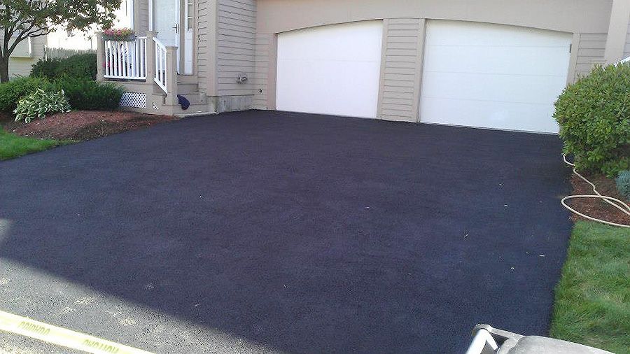 Asphalt driveway