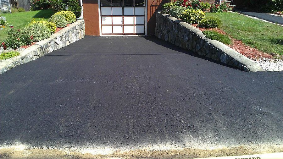 Asphalt driveway