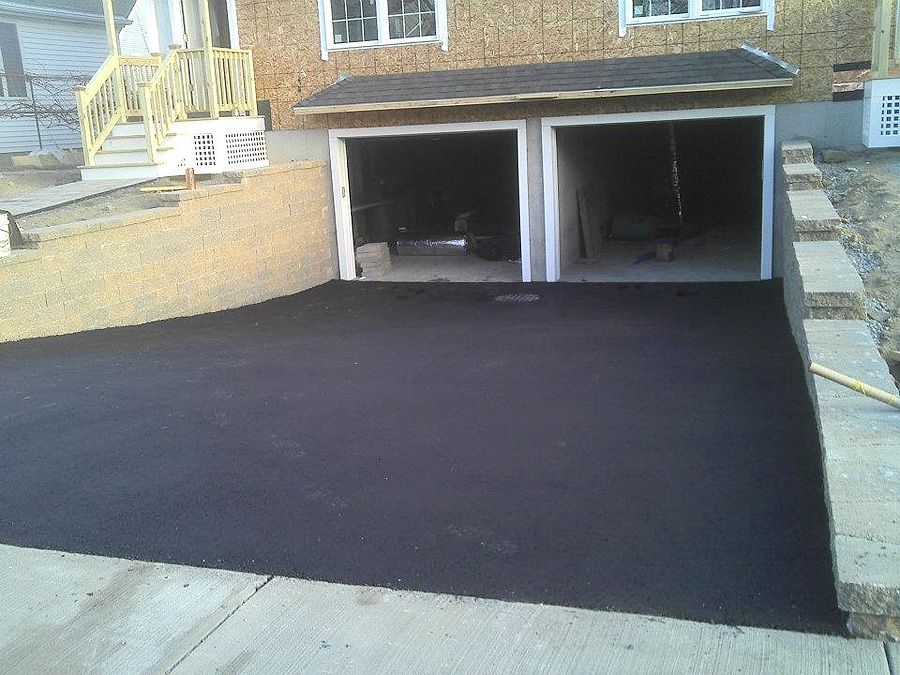 Asphalt driveway