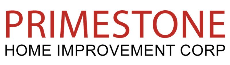 The words "Primestone Home Improvement Corp" written in bold, red, sans-serif font against a white background.