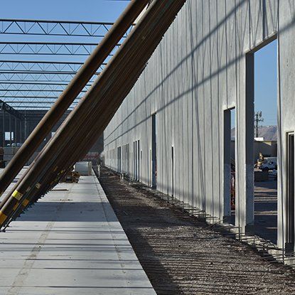 New construction for industrial building