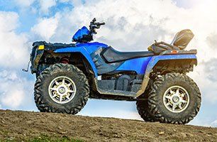 blue ATV