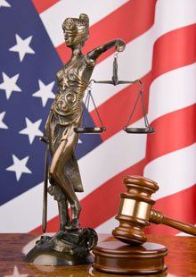 Lady Justice and gavel