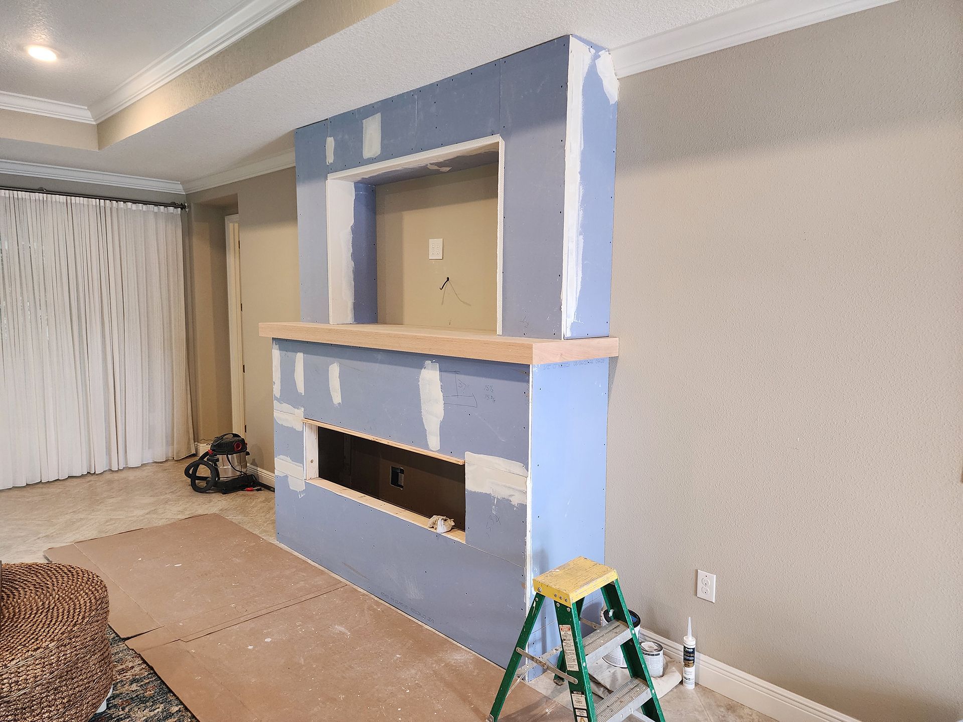 Newly built wall tv mount