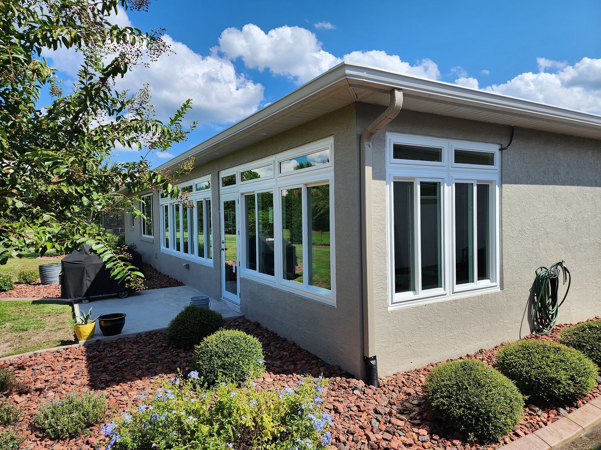 Custom-built glass windows