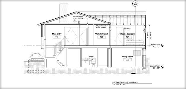 Plan for residential project