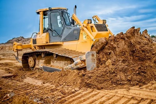Land clearing excavation
