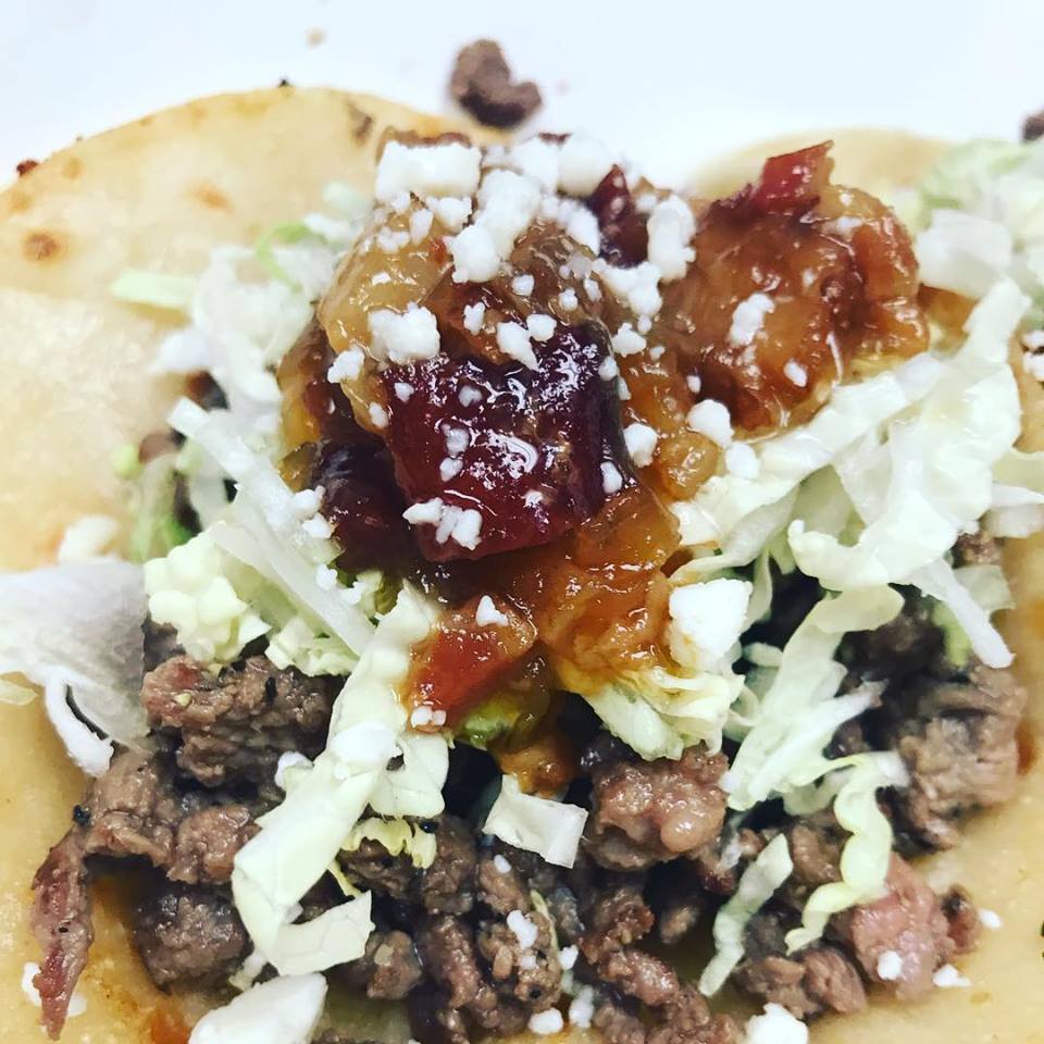 Steak taco