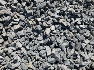 1.5 inches black granite gravel