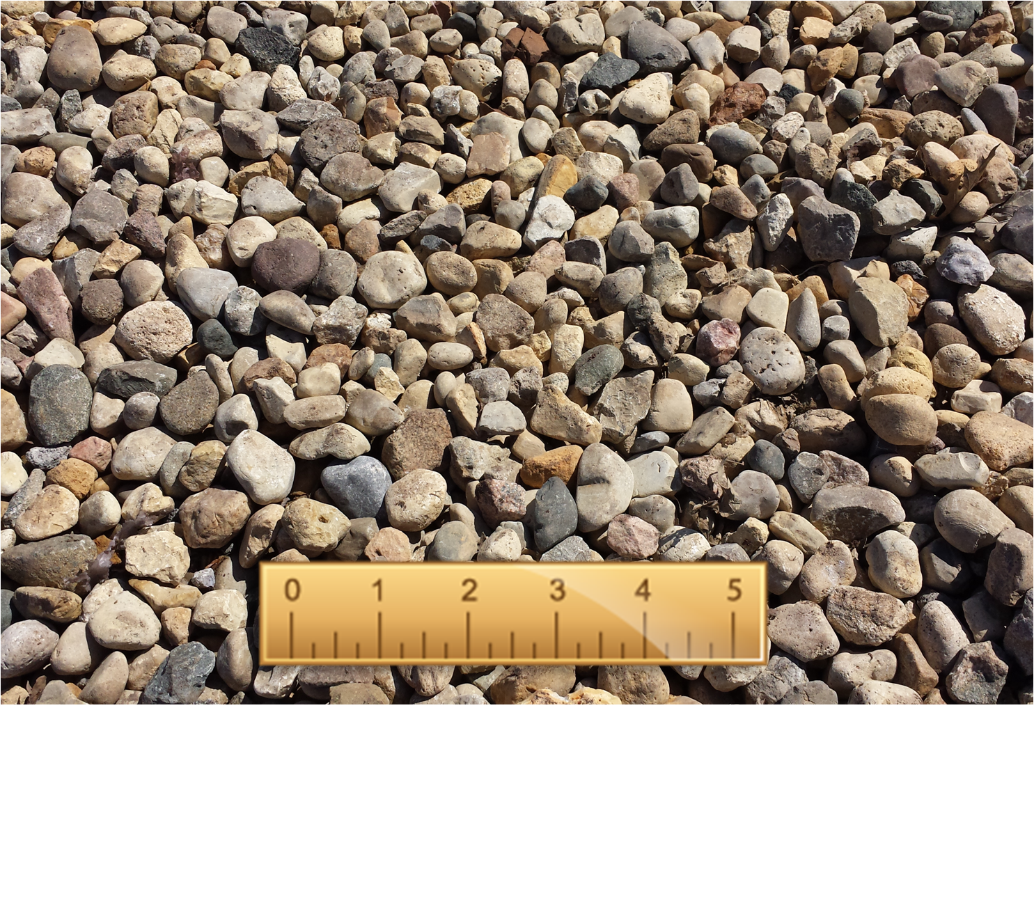 Medium Illiniois Tan River Rock