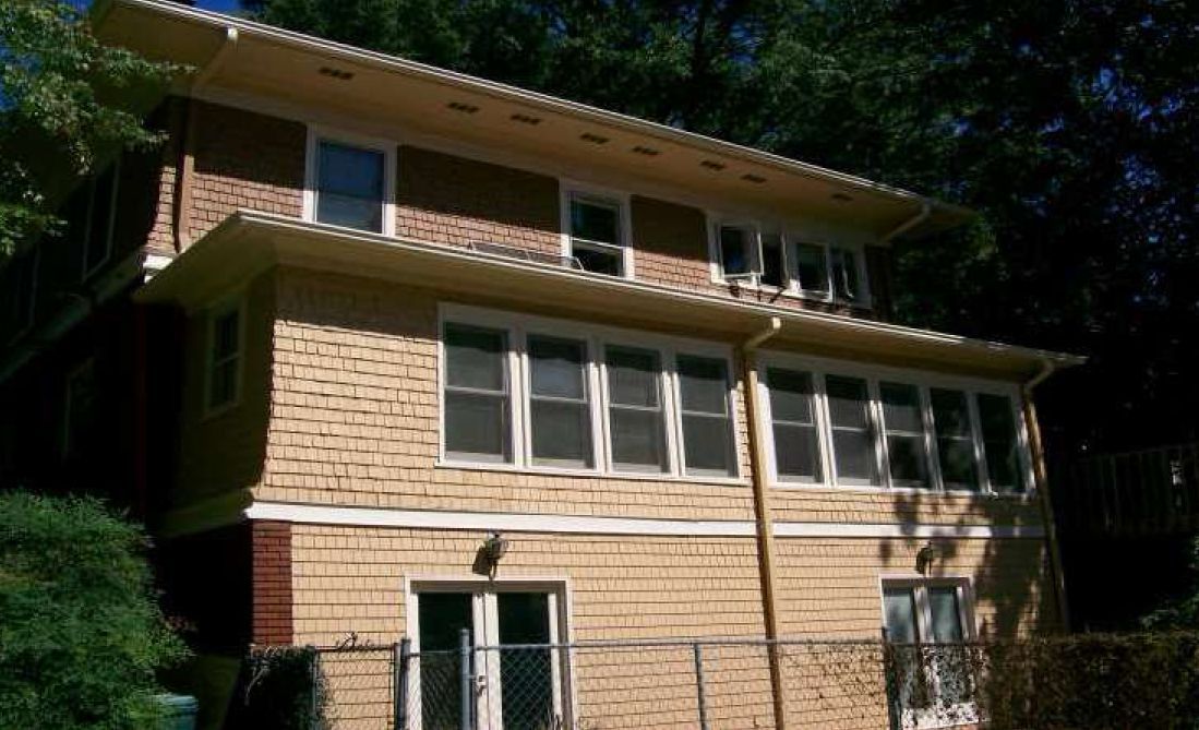 After exterior painting