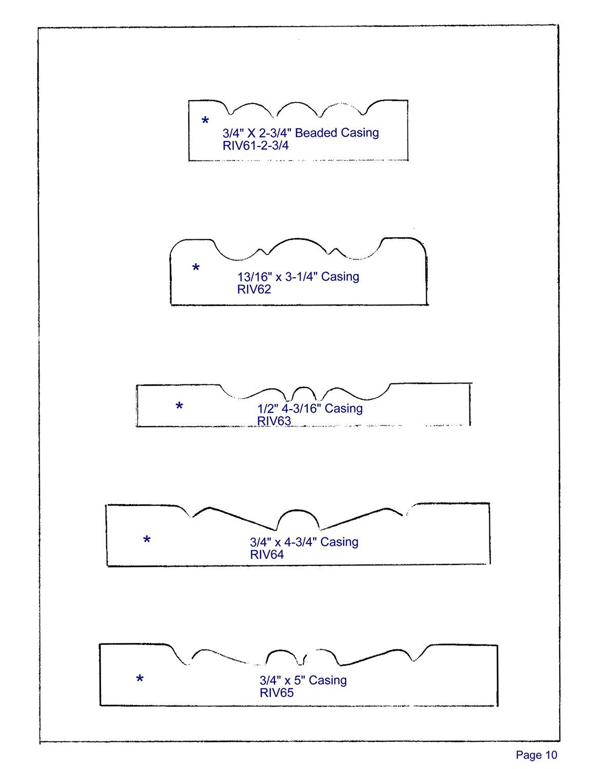molding profile page 10