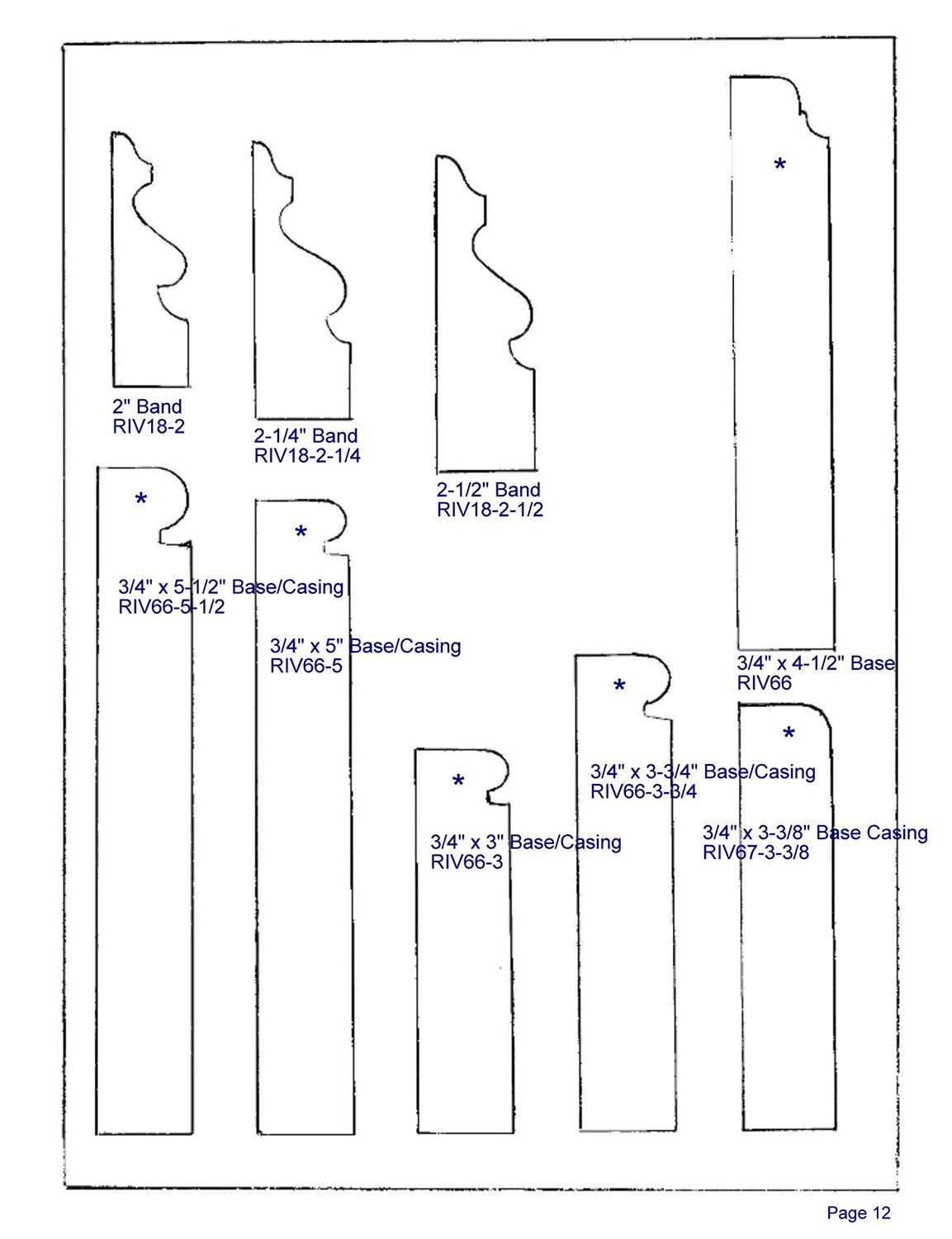 molding profile page 12