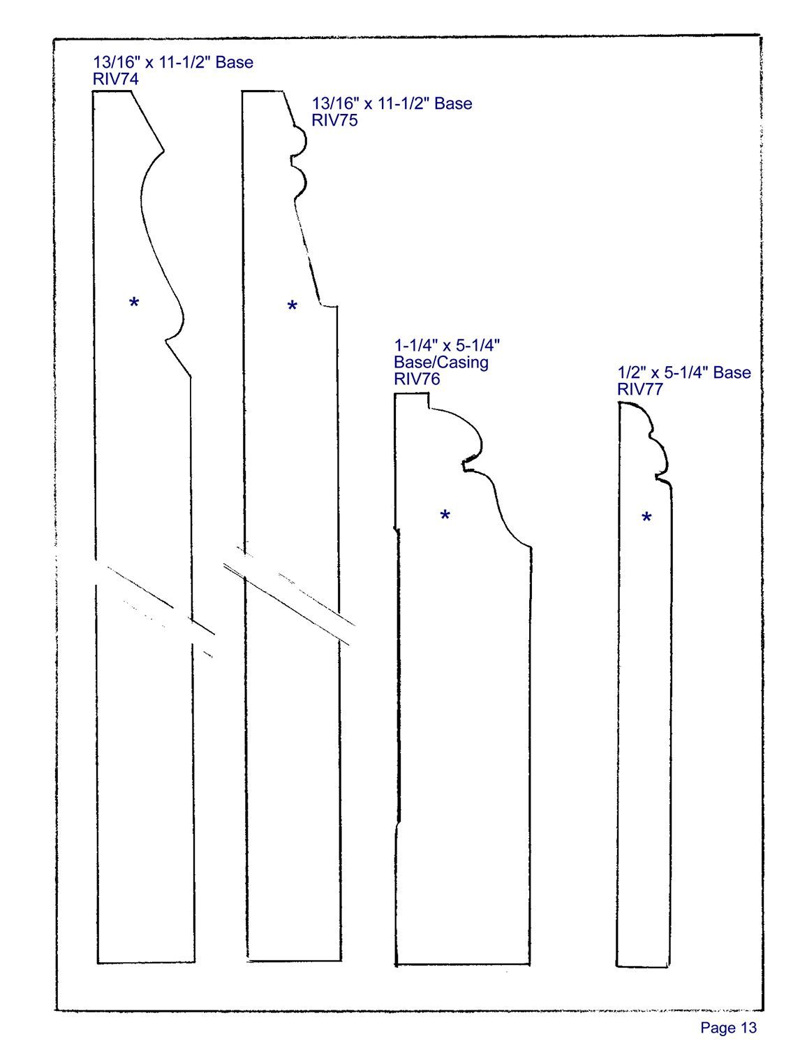 molding profile page 13