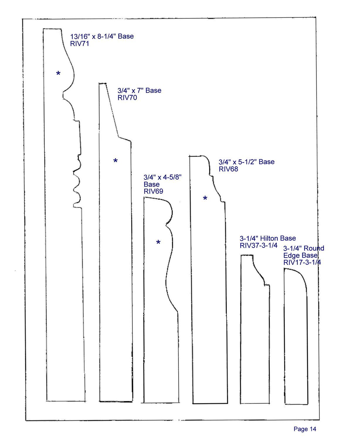 molding profile page 14