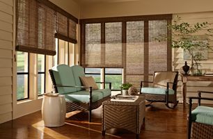 Residential woven wood shades