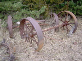 (Believed to be) International Titan Front Steel Wheels